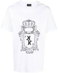 Billionaire - Logo-Print Cotton T-Shirt - Lyst