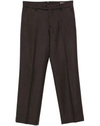 Berwich - Pressed-Crease Belt-Loop Trousers - Lyst