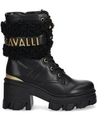 Just Cavalli - Logo-Lettering Boots - Lyst