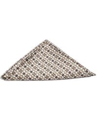 Tombolini - Horsebit-Print Pocket Square - Lyst