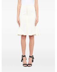 Givenchy - Ruffled Panelled Midi Skirt - Lyst