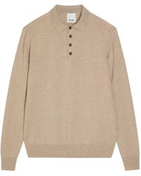 Allude - Button-Up Polo Shirt - Lyst