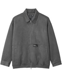 Izzue - Logo-Patch Zip-Up Jacket - Lyst