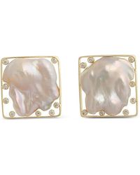 DENISE CASSOU - 18Kt Pearl Earrings - Lyst