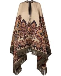 Etro - Capa Con Motivo Floral En Jacquard - Lyst