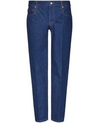 Valentino Garavani - Denim Pants With Maison Tailoring Label - Lyst