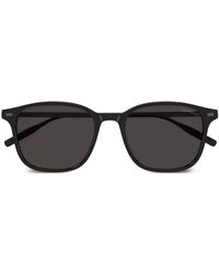 Montblanc - Geometric-Frame Sunglasses - Lyst