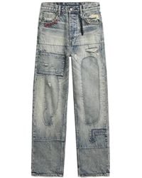 DAGGER - Jean À Design Patchwork Et Effet Usé Sid - Lyst