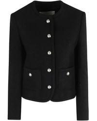 DUNST - Tweed Button-Fastening Jacket - Lyst