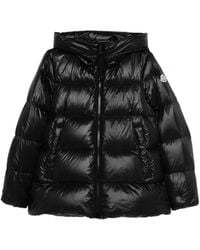 Moncler - Donsjas Met Capuchon - Lyst