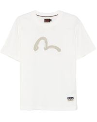 Evisu - T-Shirt À Imprimé Mouette Et Manches Courtes - Lyst