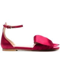 Red(V) - Bow-Embellished Sandals - Lyst