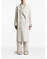 Peserico - Double-Breasted Wool Coat - Lyst