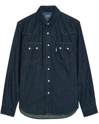 Blue Blue Japan - Western-Yoke Denim Shirt - Lyst