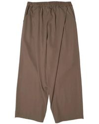 Yoshio Kubo - Pleated Wide-Leg Trousers - Lyst