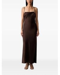 Bardot - Marlo Satin-Finish Spaghetti-Strap Maxi Dress - Lyst