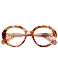 Chloé - Round Frame Glasses - Lyst