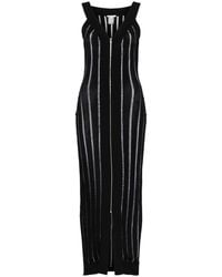 Nensi Dojaka - Ribbed-Knit Maxi Dress - Lyst