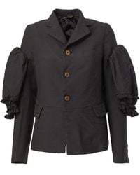 Comme des Garçons - Ruffle Sleeve Blazer - Lyst