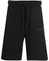 Calvin Klein - Pantalones cortos de deporte con cordones y logo - Lyst