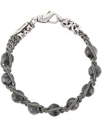 Emanuele Bicocchi - Bracciale A Catena Con Perline - Lyst