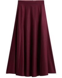 Woolrich - Wool A-Line Skirt - Lyst