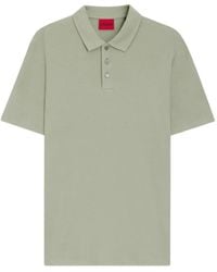 HUGO - Buttoned Polo Shirt - Lyst