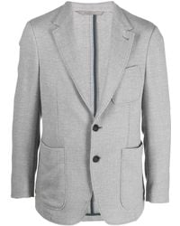 Canali - Single-Breasted Wool Blazer - Lyst