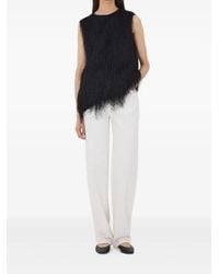 Loulou de Saison - Yasmin Fringed Sleeveless Vest - Lyst