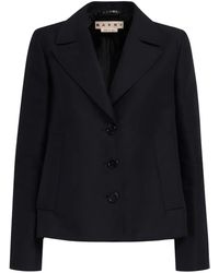 Marni - Blazer Met Enkele Rij Knopen - Lyst