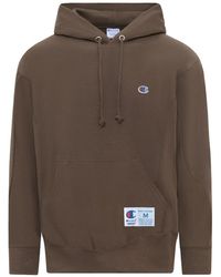 Undercover - X Champion Logo-Detail Hoodie - Lyst