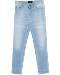 Pinko - Sabrina 32 Frayed Skinny Jeans - Lyst