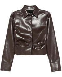 Nanushka - Camisa con cintura ceñida - Lyst