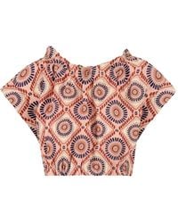 lemlem - Muna Geometric-Patter Top - Lyst