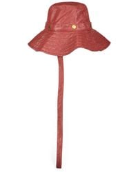 Cedric Charlier - Perforated-Design Bucket Hat - Lyst