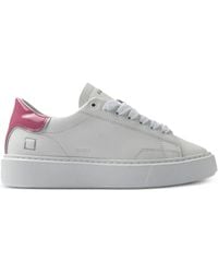 Date - Sfera Leather Sneakers - Lyst