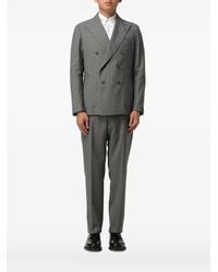 Tagliatore - Pinstripe Double-Breasted Suit Jacket - Lyst