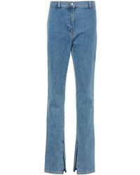 Magda Butrym - Slim-Fit-Jeans mit hohem Bund - Lyst