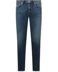 Citizens of Humanity - Engraved-Logo Patch Straight-Leg Jeans - Lyst