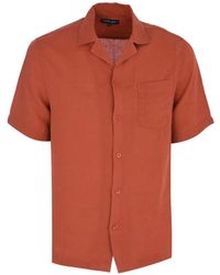Frescobol Carioca - Angelo Chest-Pocket Short-Sleeve Shirt - Lyst