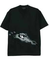 Lacoste - T-Shirt Con Decorazione - Lyst