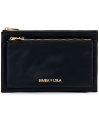 Bimba Y Lola - Logo-lettering Zipped Wallet - Lyst