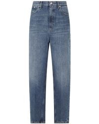 Dondup - Faded-Effect Straight-Leg Jeans - Lyst