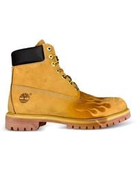 Timberland - Loso Wav Flame-Print Hiking Boots - Lyst