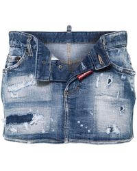 DSquared² - Klassischer Jeans-Minirock - Lyst