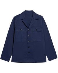 Fortela - Solomon Button-Fastening Shirt Jacket - Lyst