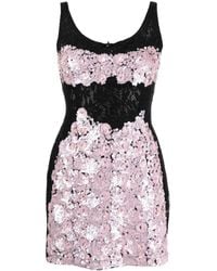Cynthia Rowley - Lace Sequinned Minidress - Lyst