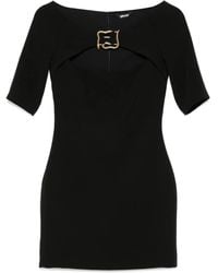 Just Cavalli - Snake-Detail Mini Dress - Lyst