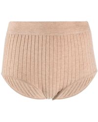 Eres - Ribbed Knitted Lounge Shorts - Lyst