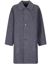 Sofie D'Hoore - Button-Up Single-Breasted Coat - Lyst